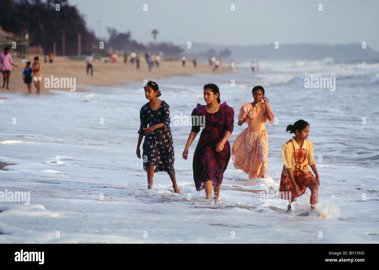 Beach, Calangute (Goa), India Stock Photo
