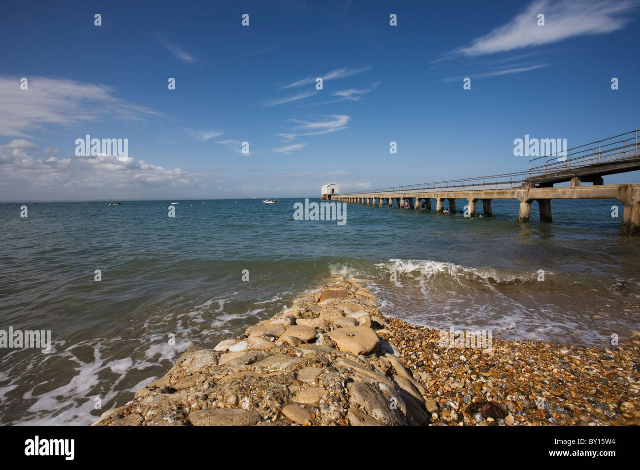 Bembridge Pier, Isle of Wight, Hampshire, England Stock Photo - Alamy