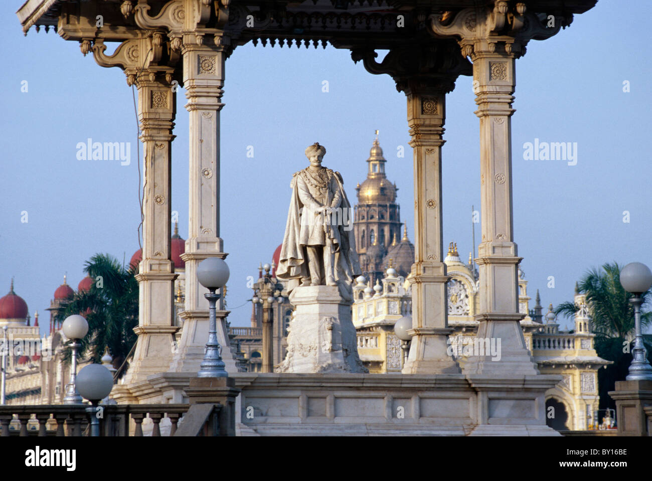 New Staue Circle, Mysore, Karnataka, India Stock Photo