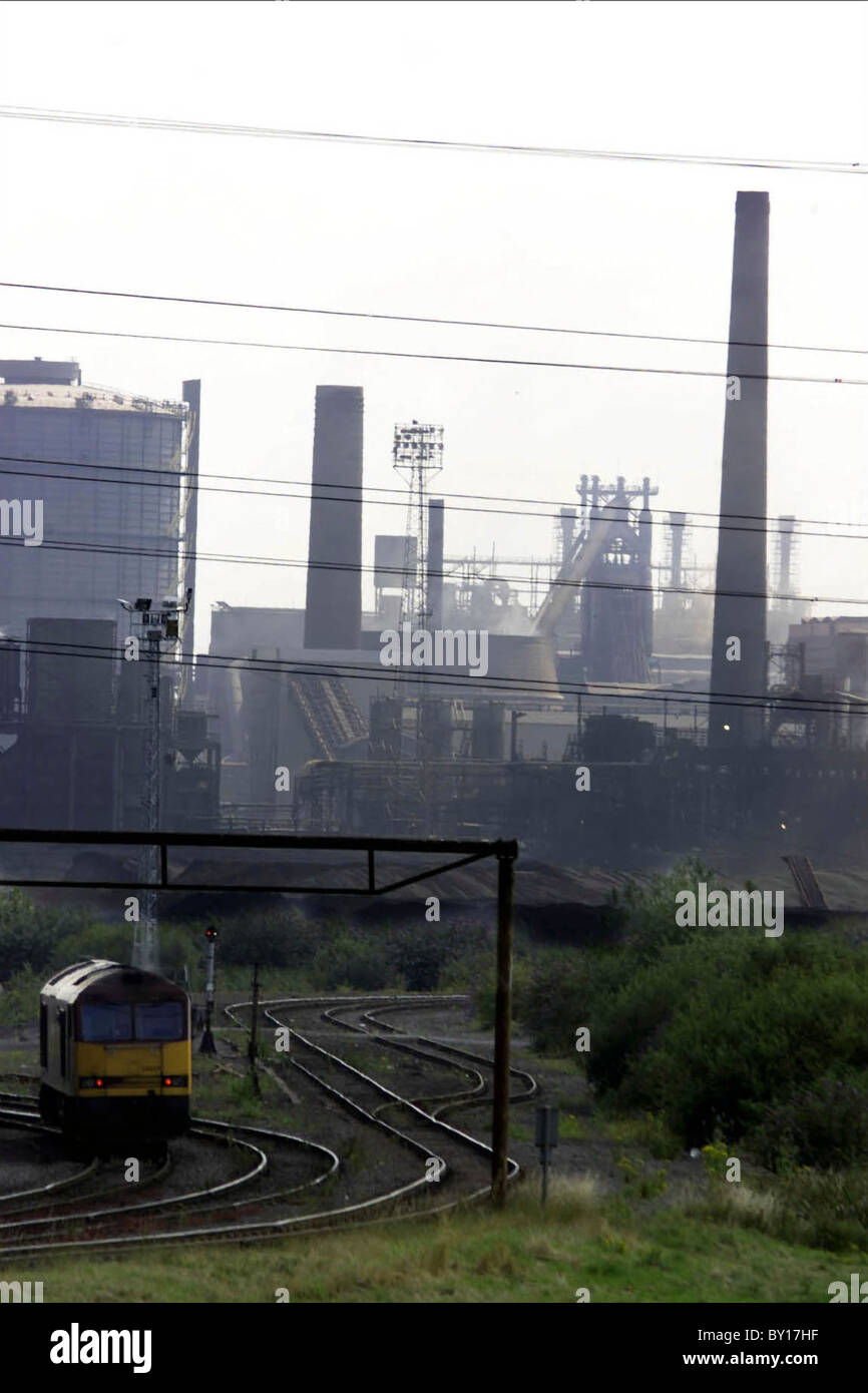 The Corus Steel Works, Llanwern near Newport Stock Photo Alamy