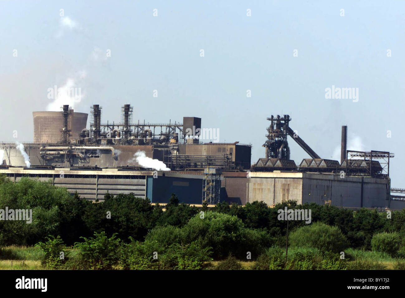 The Corus Steel Works, Llanwern near Newport Stock Photo Alamy
