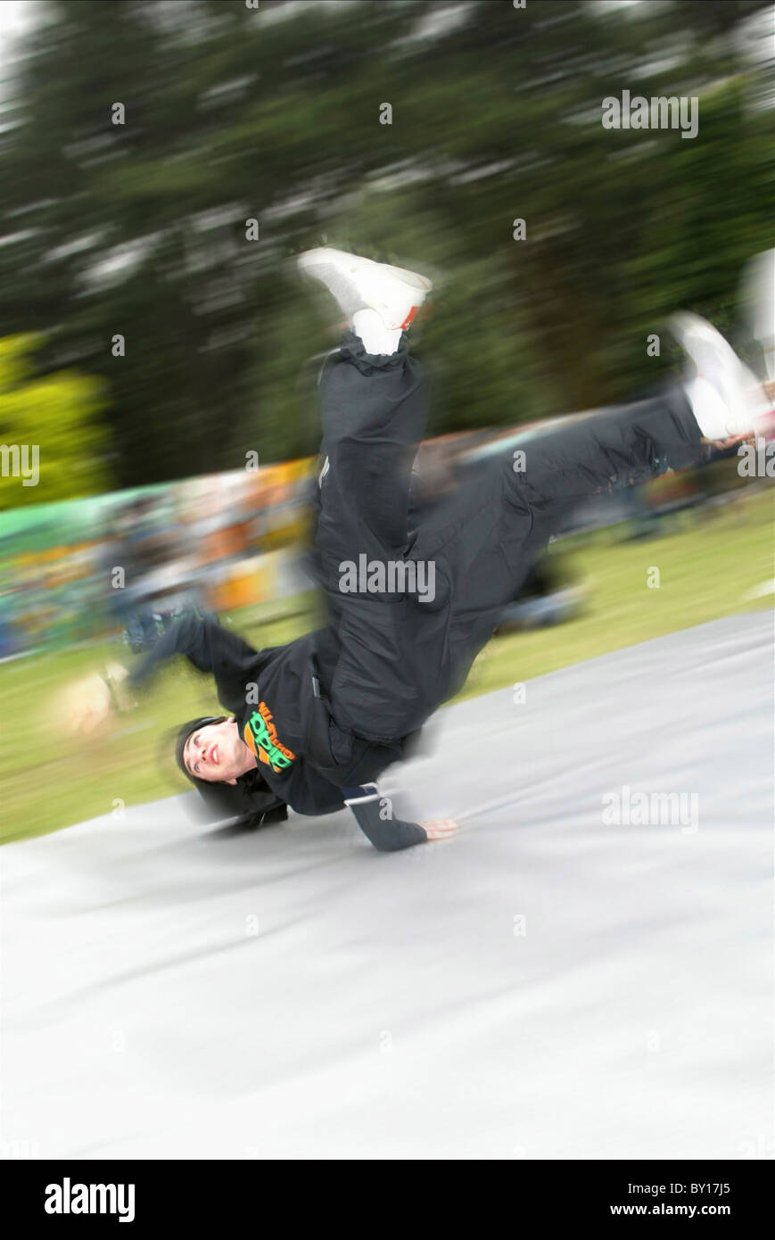 A breakdancer. Stock Photo
