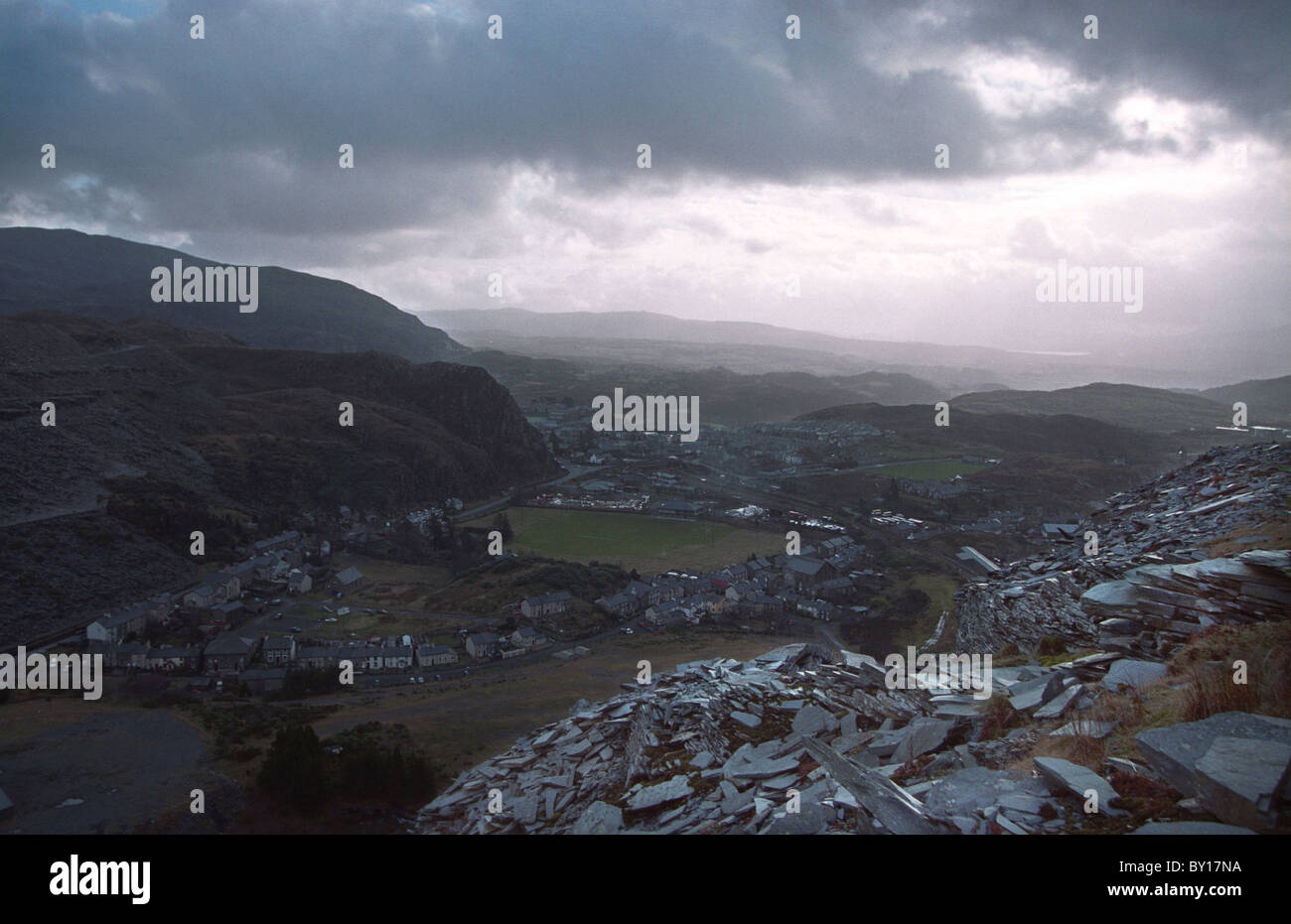 Blaenau ffestiniog slate hires stock photography and images Alamy