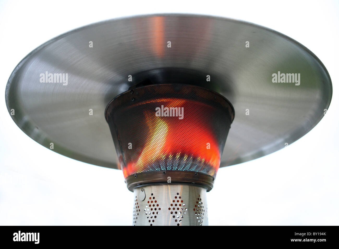 A patio heater Stock Photo