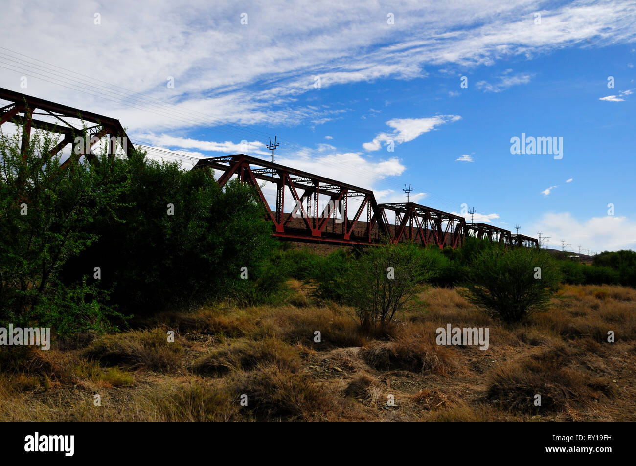 A railroad bridge. Laingsburg, South Africa Stock Photo Alamy