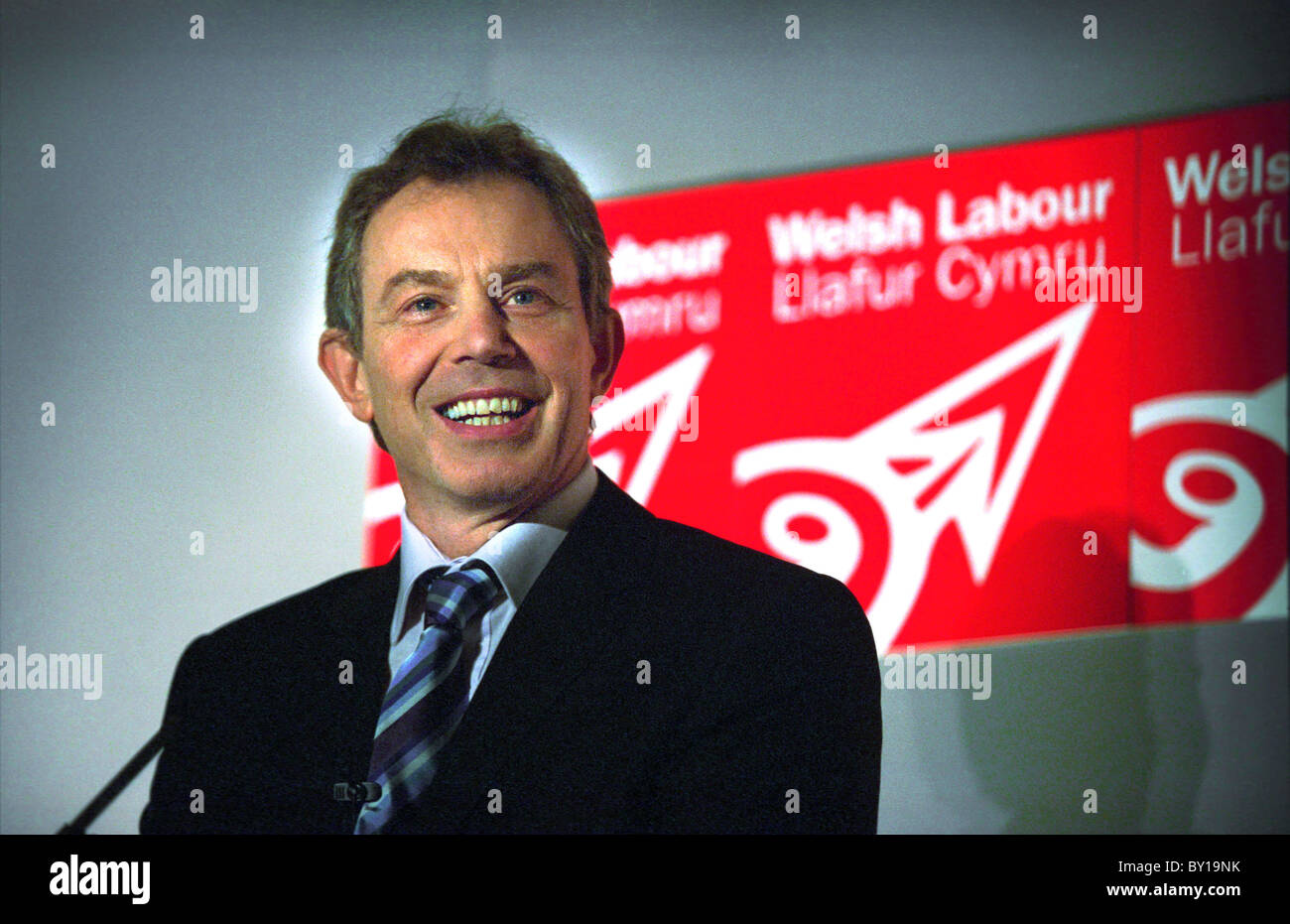 Tony Blair at Welsh Labour Conference Stock Photo - Alamy