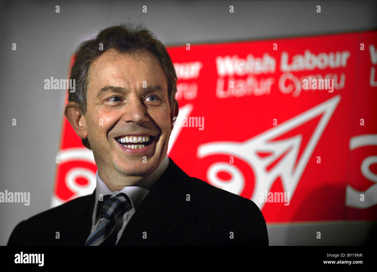 Tony Blair at Welsh Labour Conference Stock Photo - Alamy