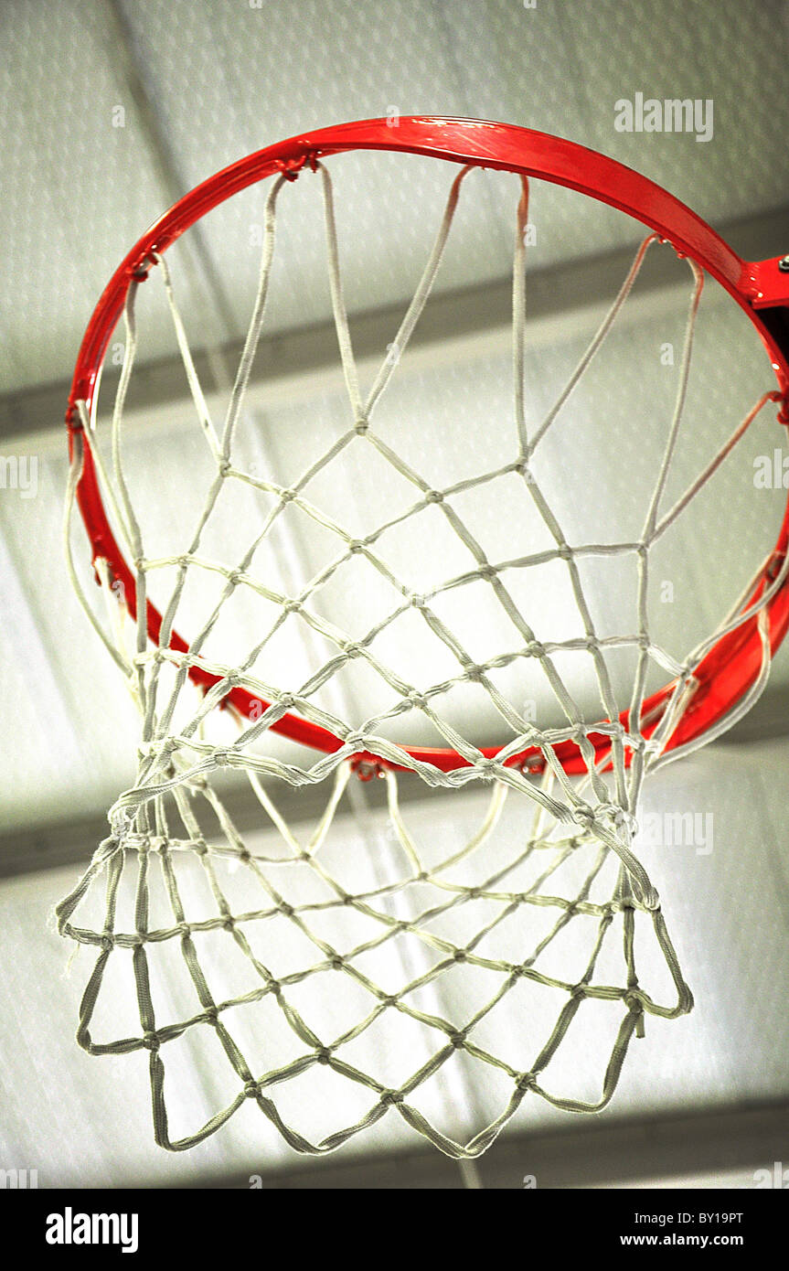 basketball goal and net Stock Photo Alamy