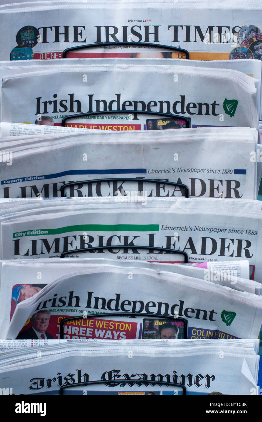 Ireland newspaper stand hires stock photography and images Alamy