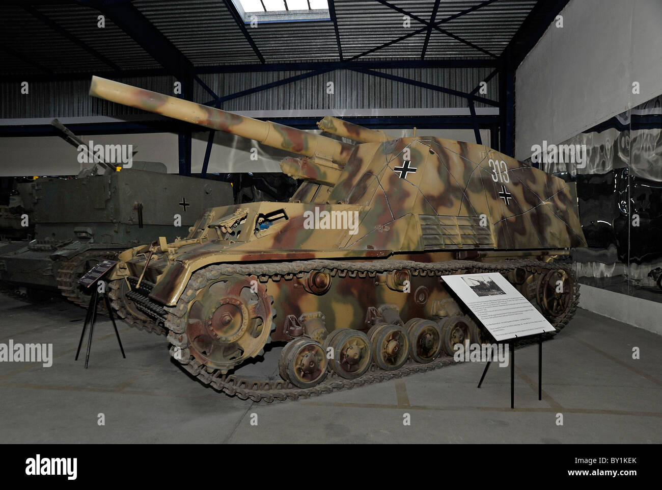 WW2 German tank on display at Saumur France Stock Photo Alamy