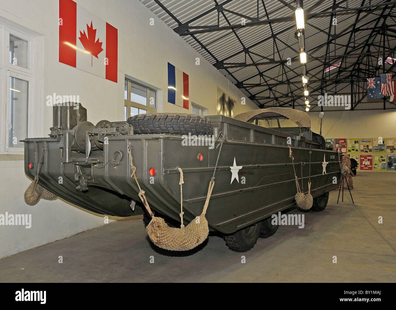 WW2 American amphibious troop carrier on display at Saumur ...