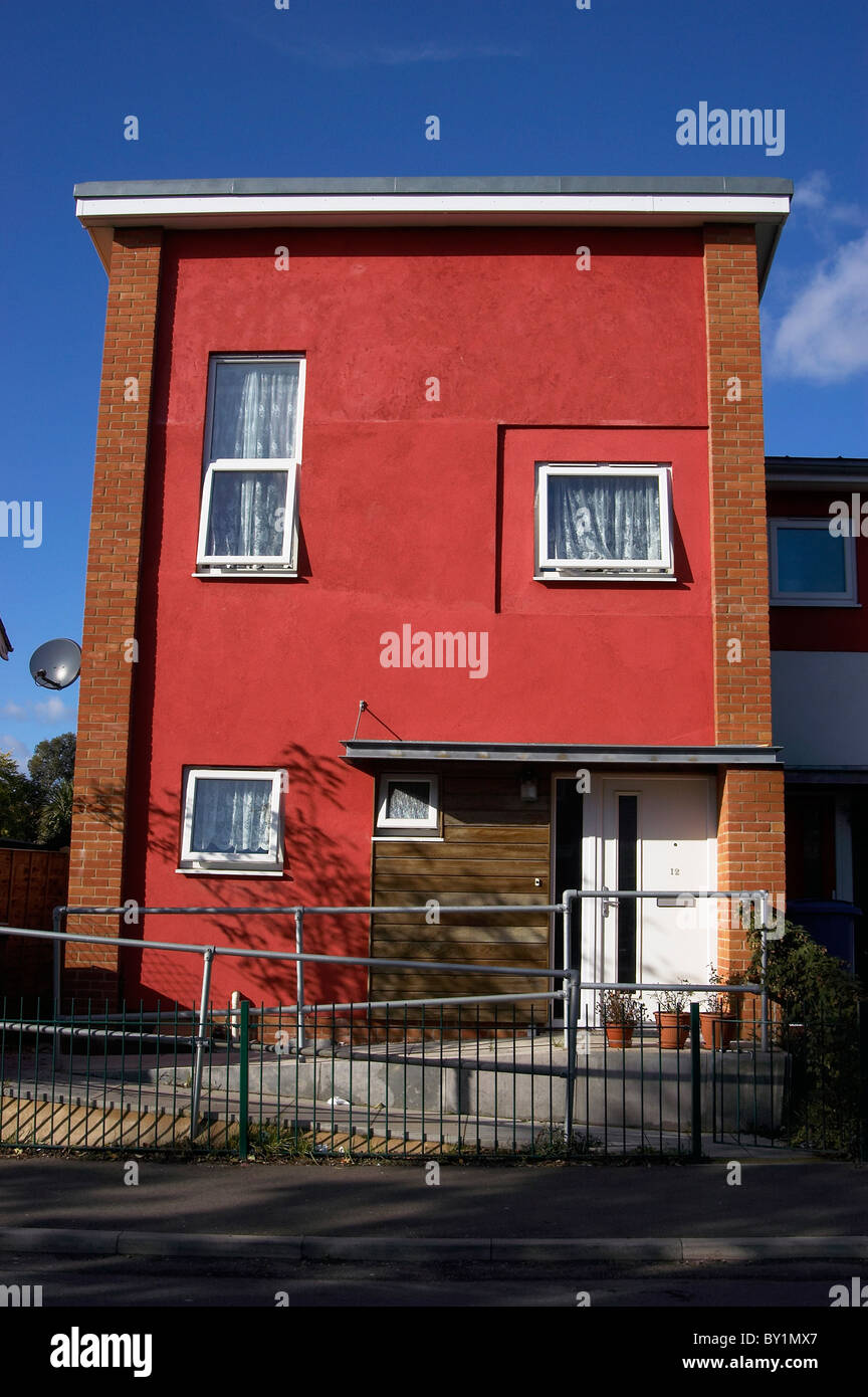 House with disable ramp access London UK. Stock Photo