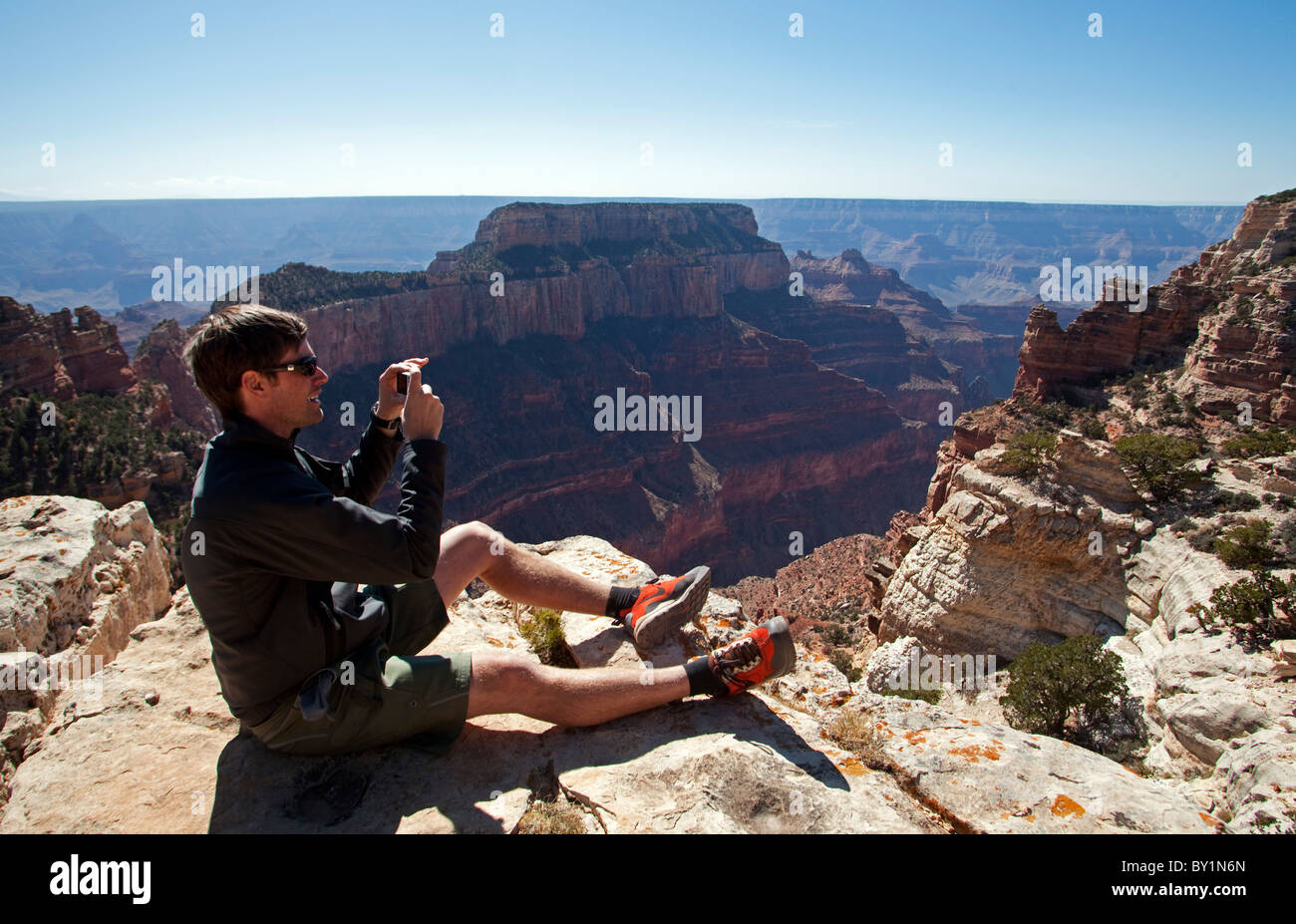 USA, Arizonia, Grand Canyon north rim, Kaibab National Forest. A ...