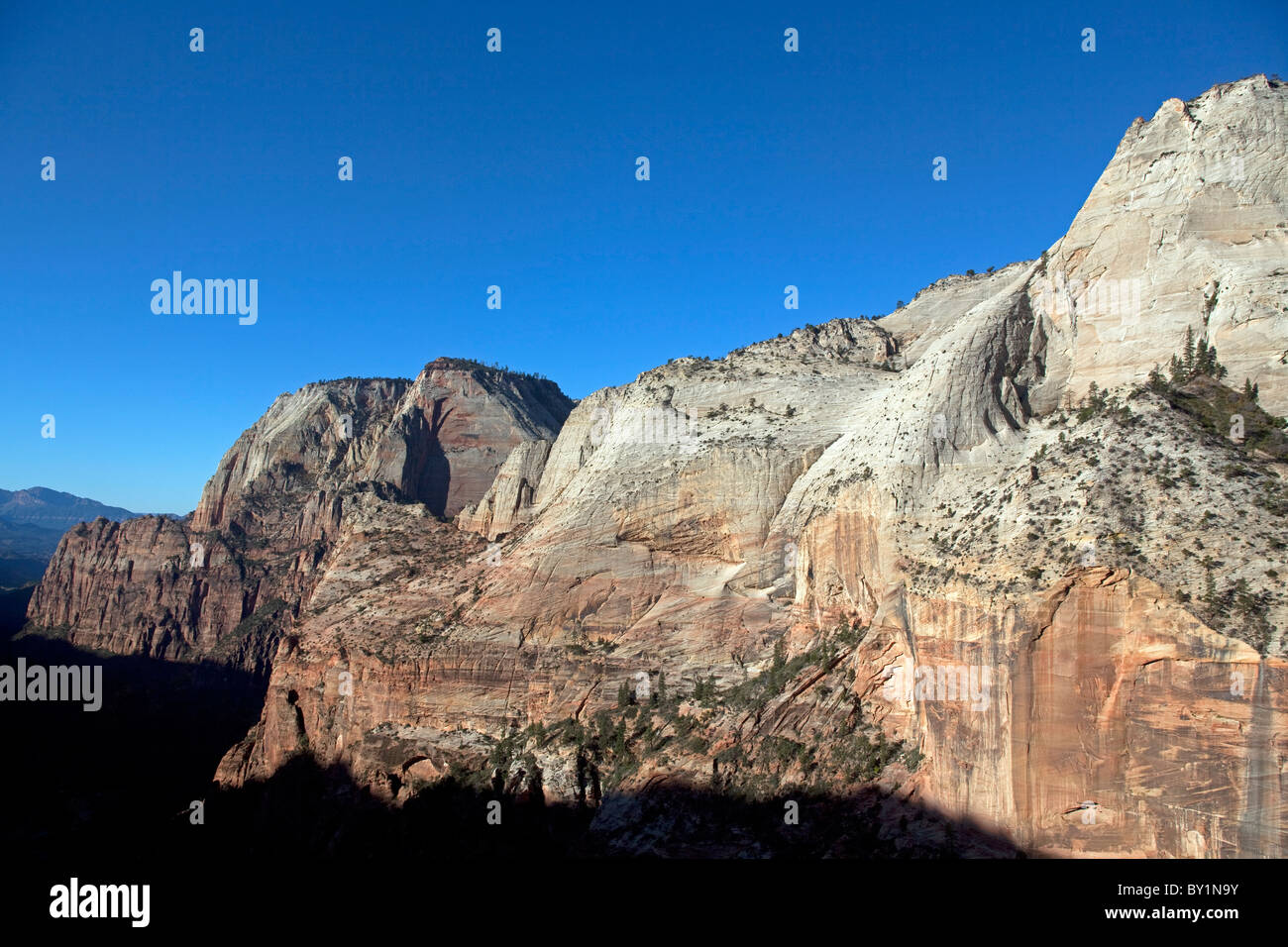 USA, Utah, Zion National Park. The park dominated by magnificent