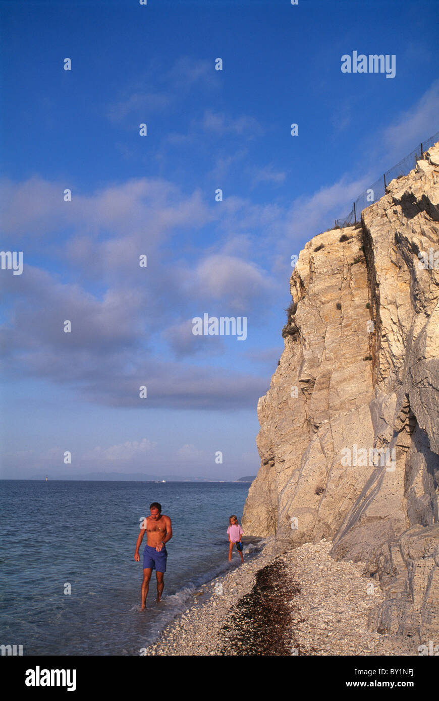 Capo Bianco near Portoferraio, Elba, Italy Stock Photo