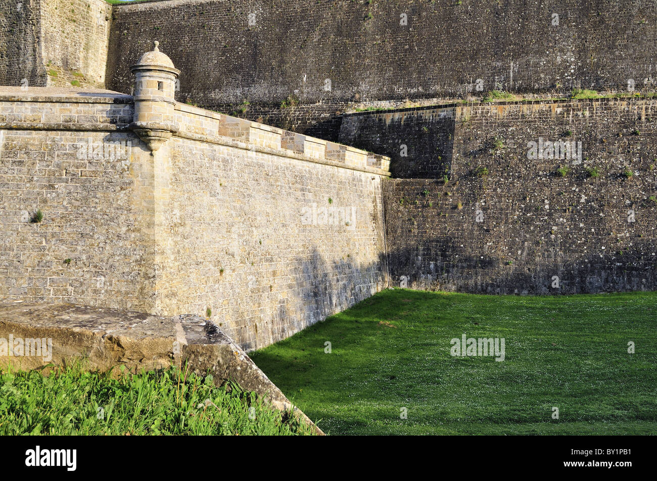 Pamplona (Navarra,Spain) View of fortress of 16 century Stock Photo