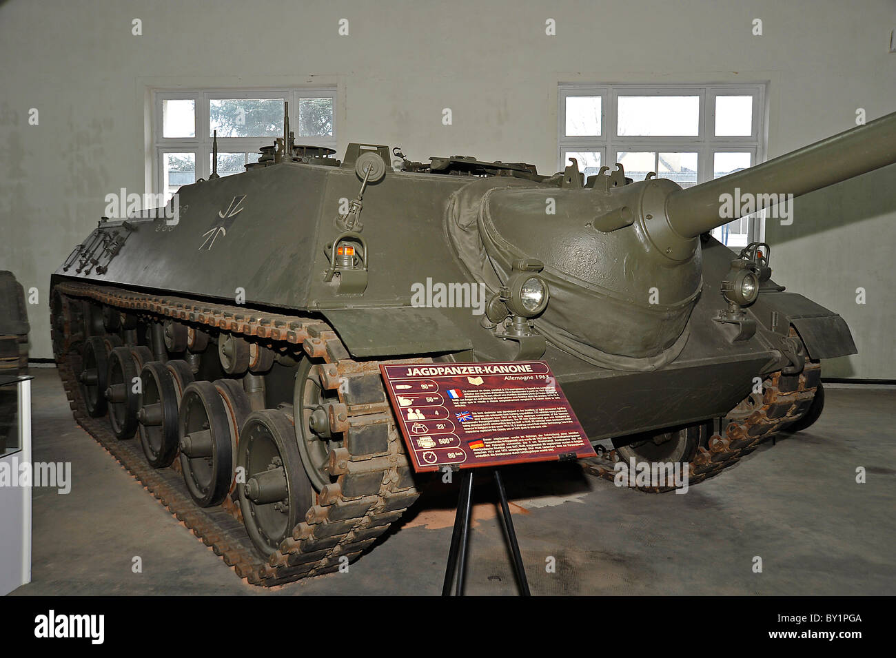 German tank display at Saumur tank museum Stock Photo