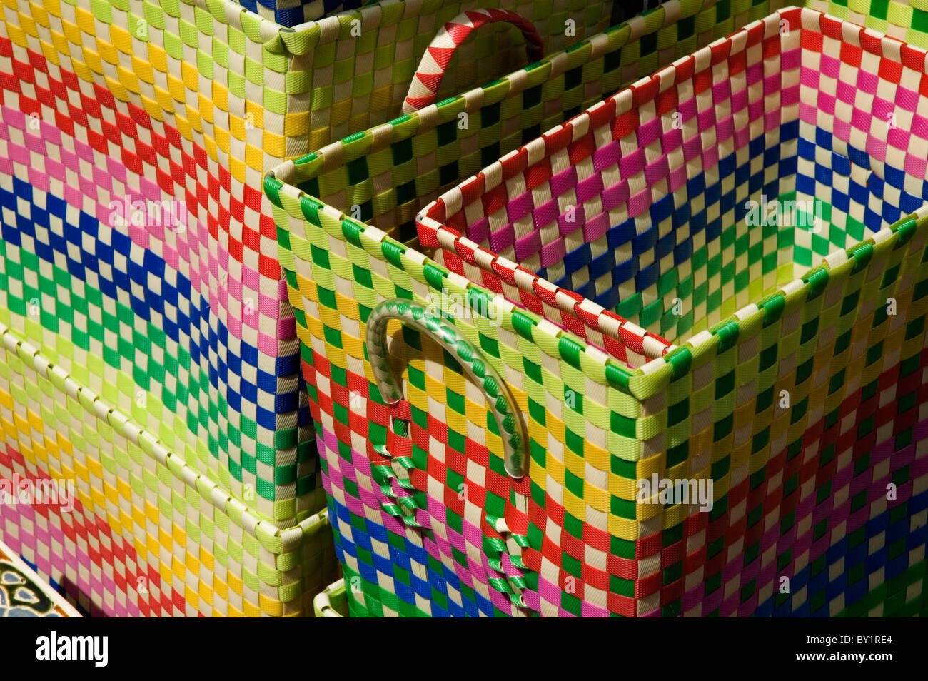 Wicker baskets, Hamburg, Germany Stock Photo Alamy