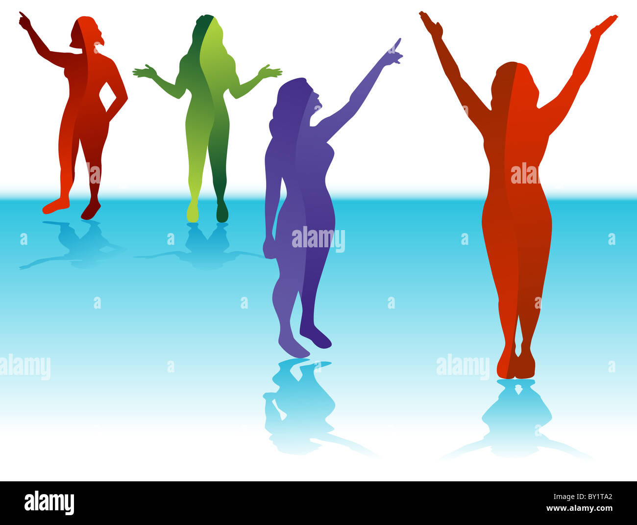 Voluptuous Woman Illustration Stock Photos & Voluptuous Woman