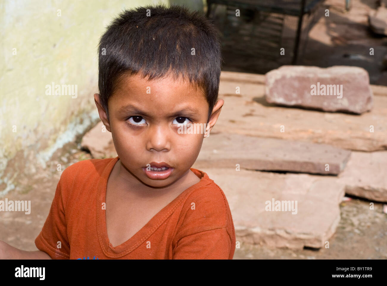 Indian Child Boy Pose High Resolution Stock Photography And Images Alamy
