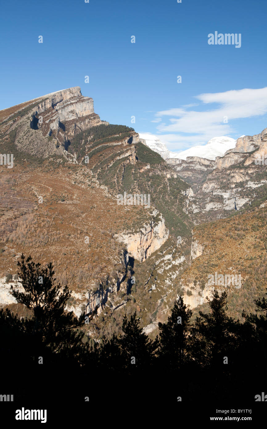 Añisclo Canyon, National Park of Ordesa and Monte Perdido, Huesca, Spain Stock Photo
