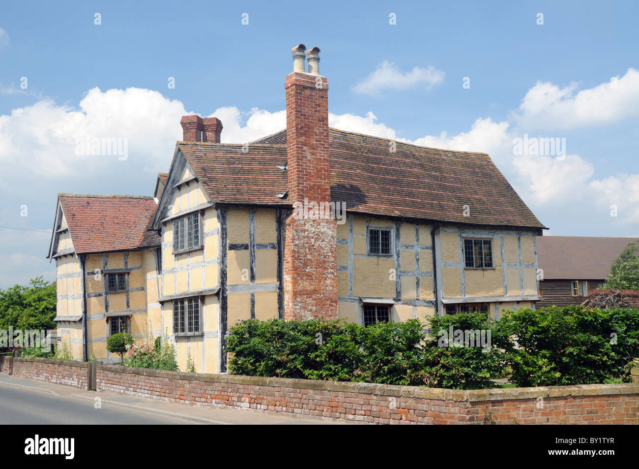Manor Farmhouse, in Tredington, Gloucestershire, England Stock Photo