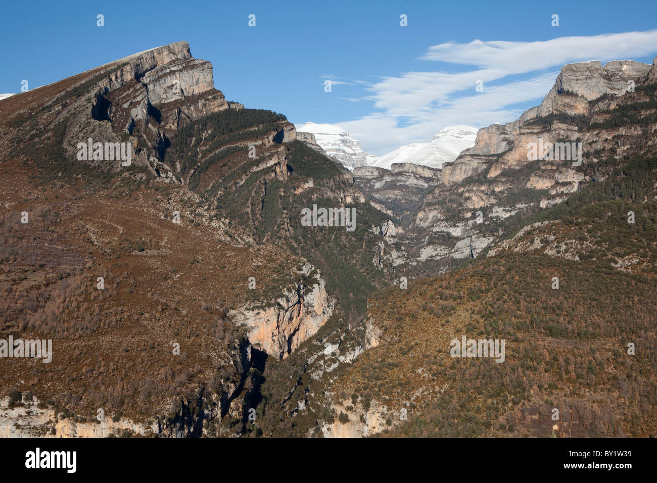 Añisclo Canyon, National Park of Ordesa and Monte Perdido, Huesca, Spain Stock Photo