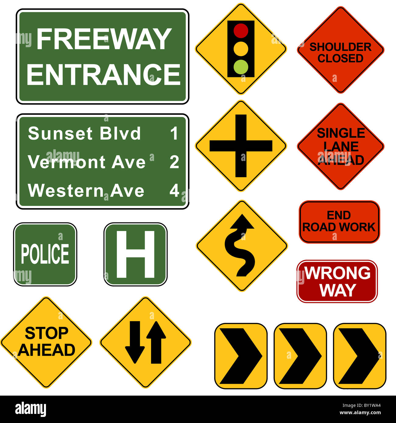 An image of road signposts Stock Photo Alamy