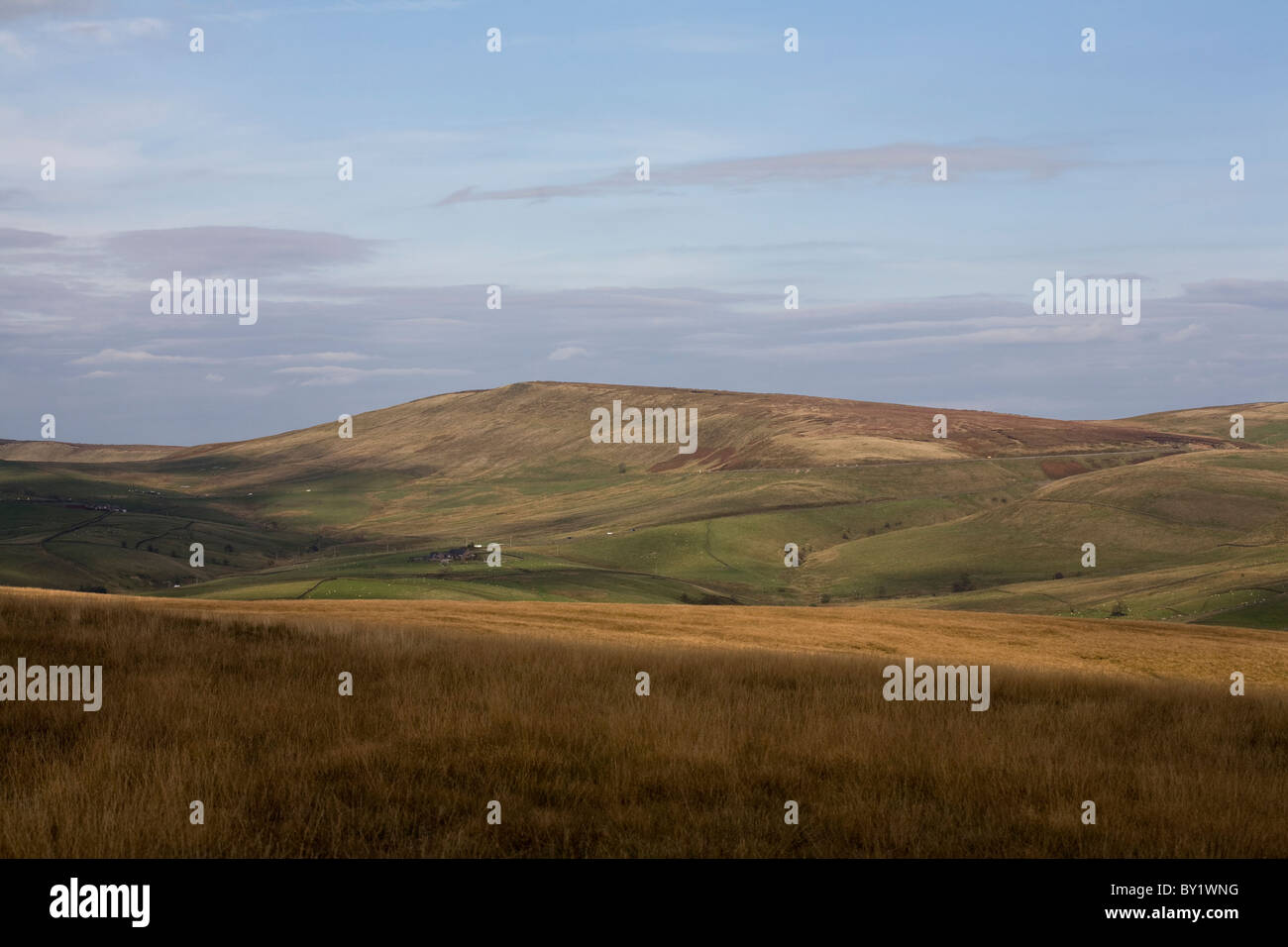 Shining Tor from Shutlingsloe and Wildboarclough  Macclesfield Cheshire England Stock Photo