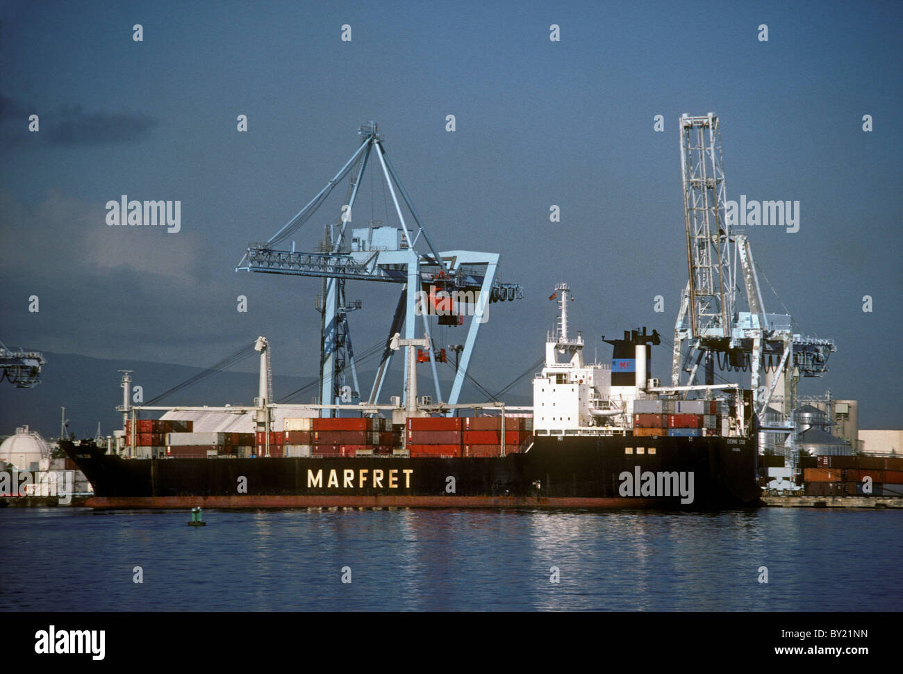 port, container terminal, Jarry Industrial Park, Baie Mahault, Basse