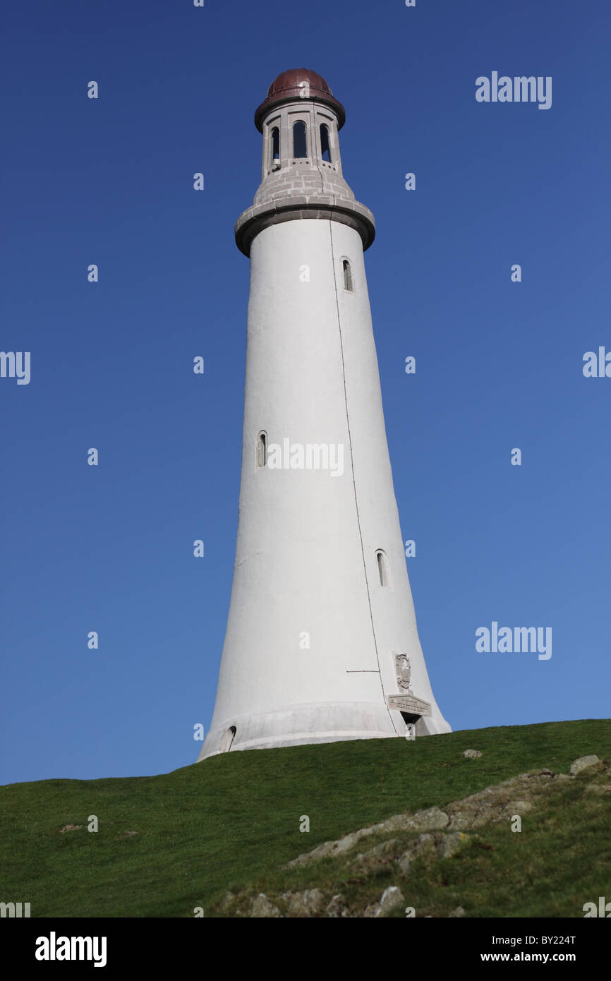 Sir John Barrow's Monument on Hoad Hill Stock Photo - Alamy