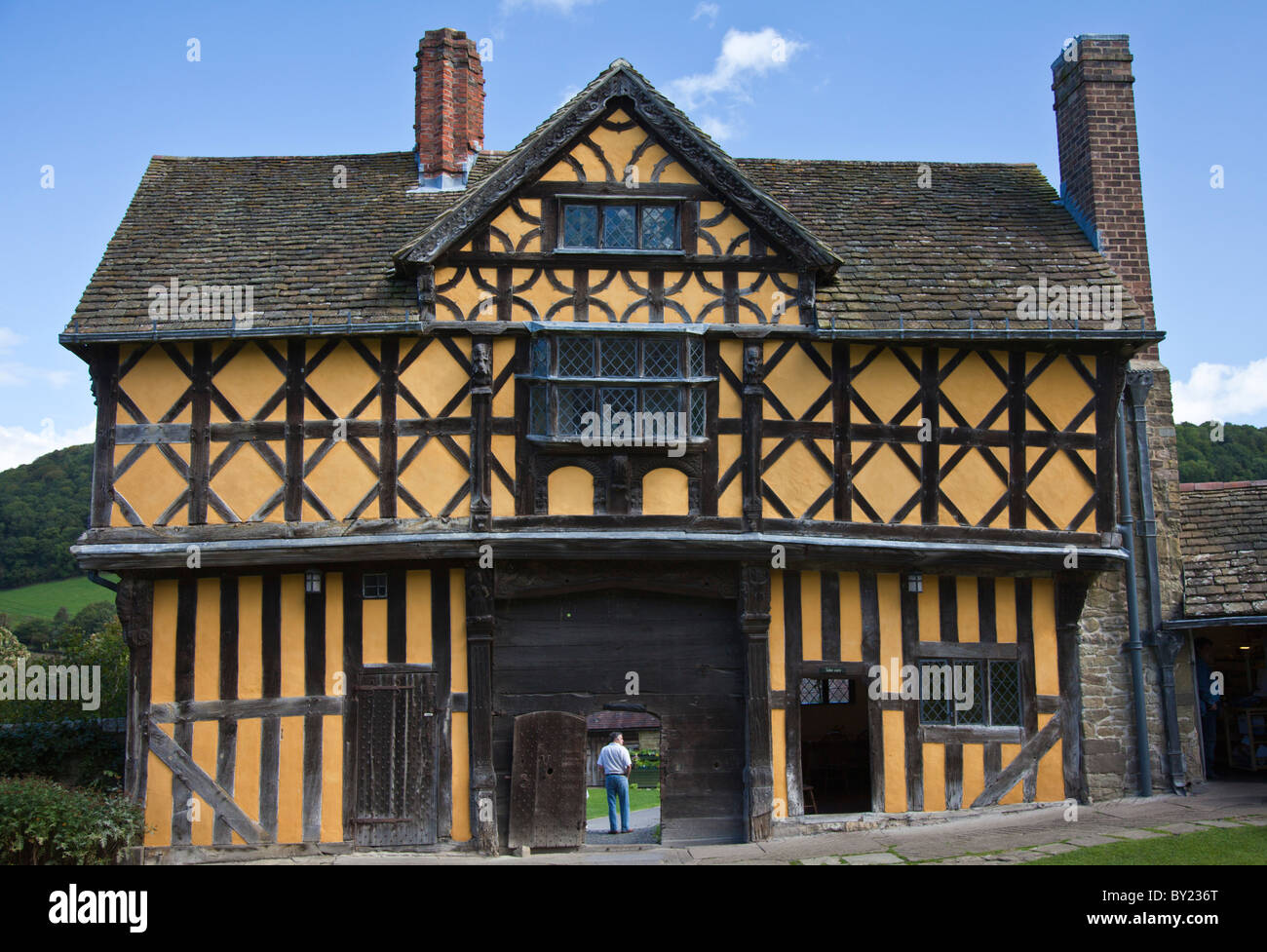 England, Shropshire, Stokesay Castle. Stokesay Castle is one of the