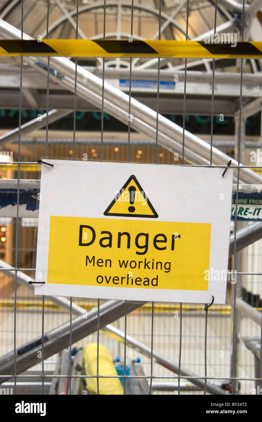 Site safety regulation sign Stock Photo - Alamy