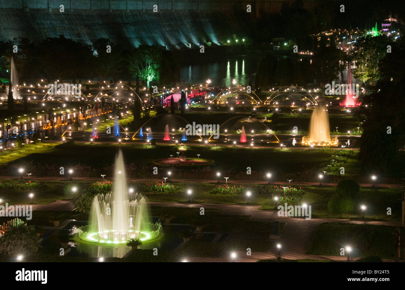 Brindavan gardens mysore hi-res stock photography and images - Alamy