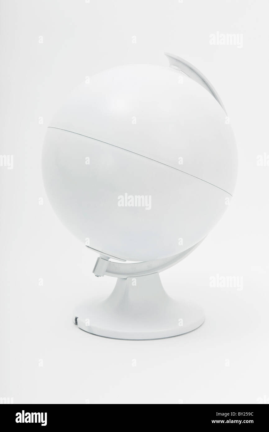 Blank globe model - insert your own design Stock Photo