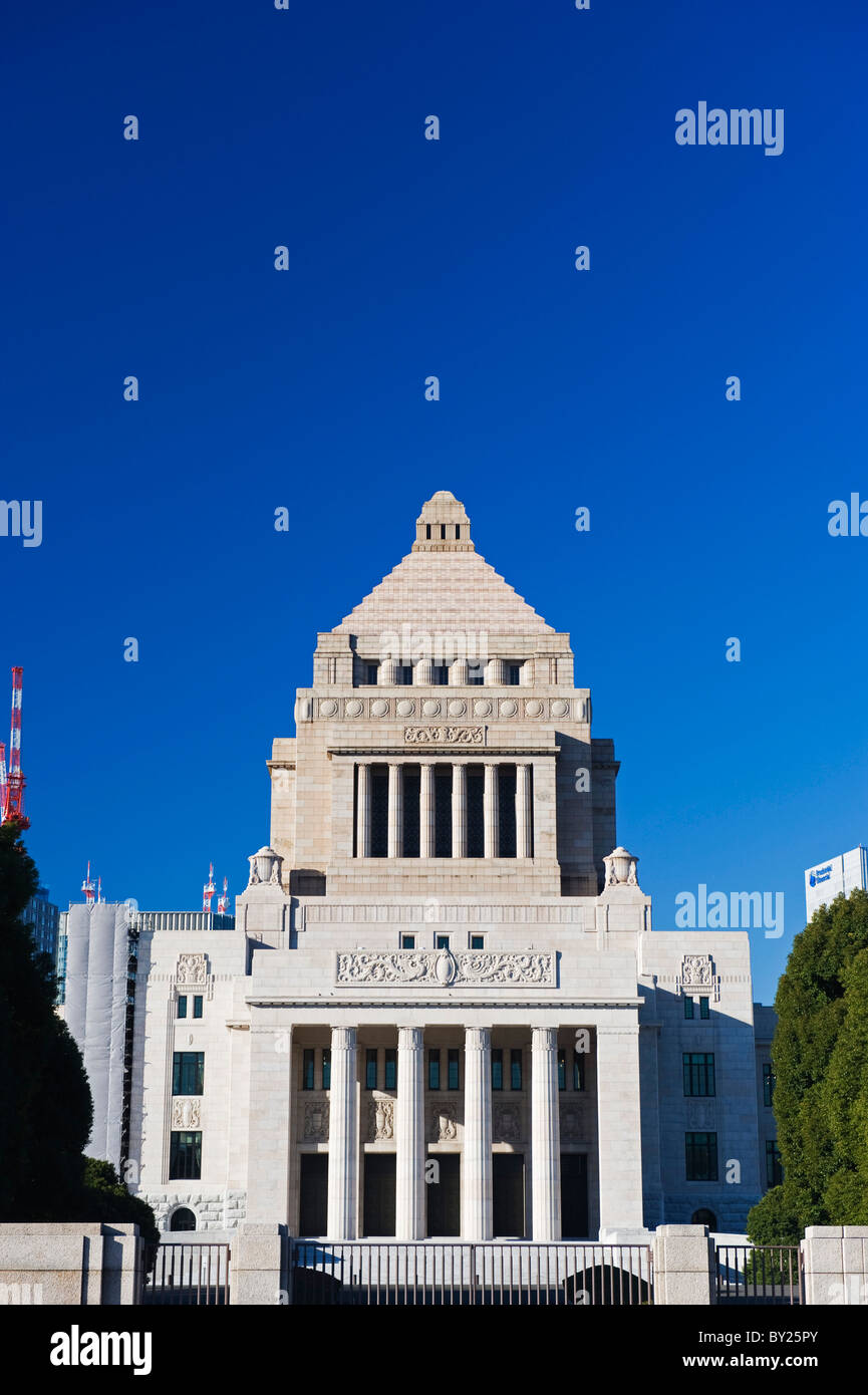 Asia, Japan, Tokyo, Parliamentary Diet building Stock Photo