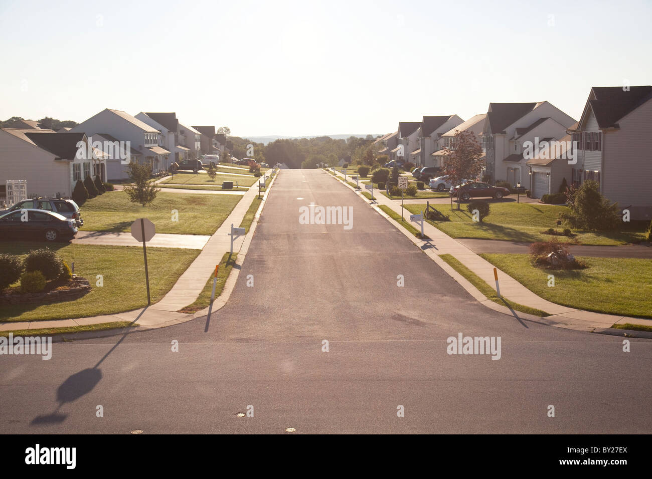 Houses in a subdivision in Pennsylvania Stock Photo Alamy