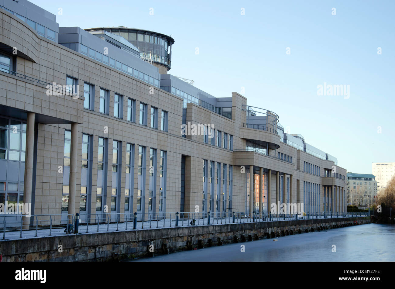 The Scottish Office Building near Leith Docks, Edinburgh, Scotland