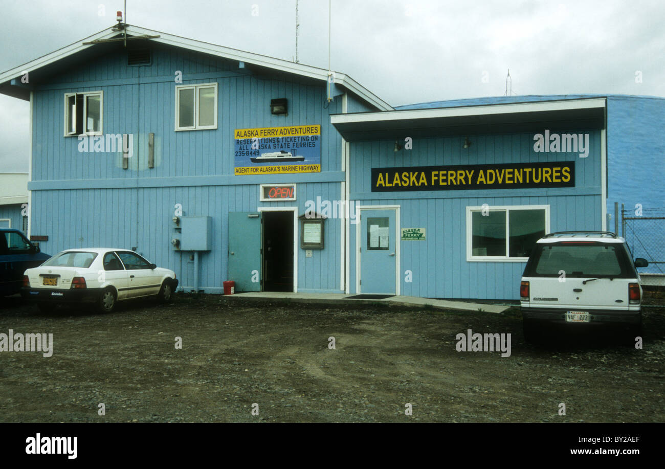 Alaska Marine Highway offices in Homer Stock Photo Alamy