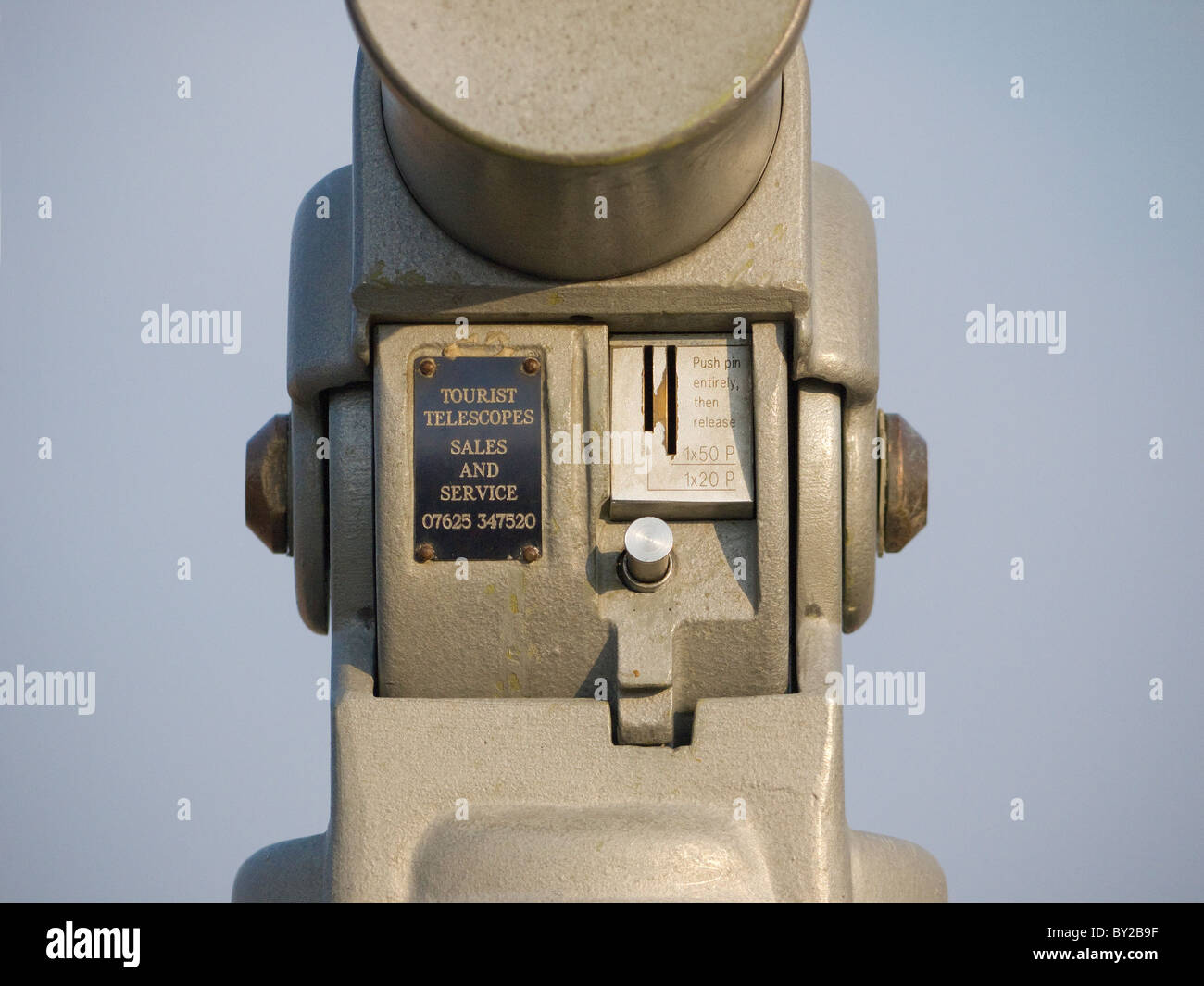 A coin operated telescope looking out to sea, North Berwick, East