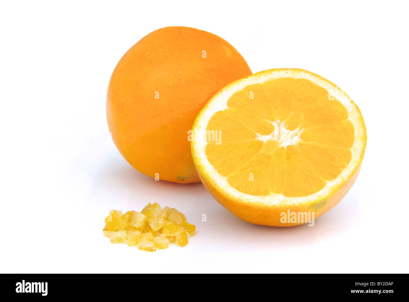 Orangeat - candied orange peel 03 Stock Photo