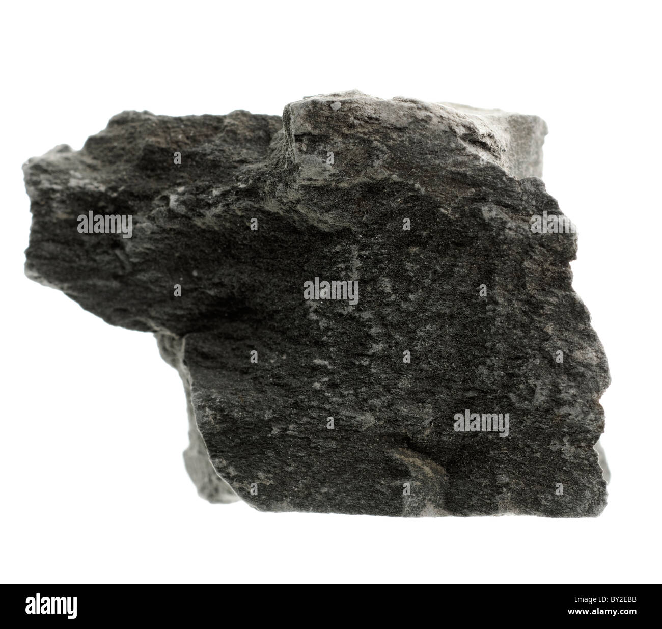 Clay. Sedimentary rock sample Stock Photo