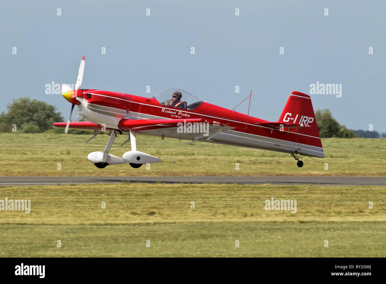 Mudry/Apex CAP232 aerobatic aircraft about to land Stock Photo