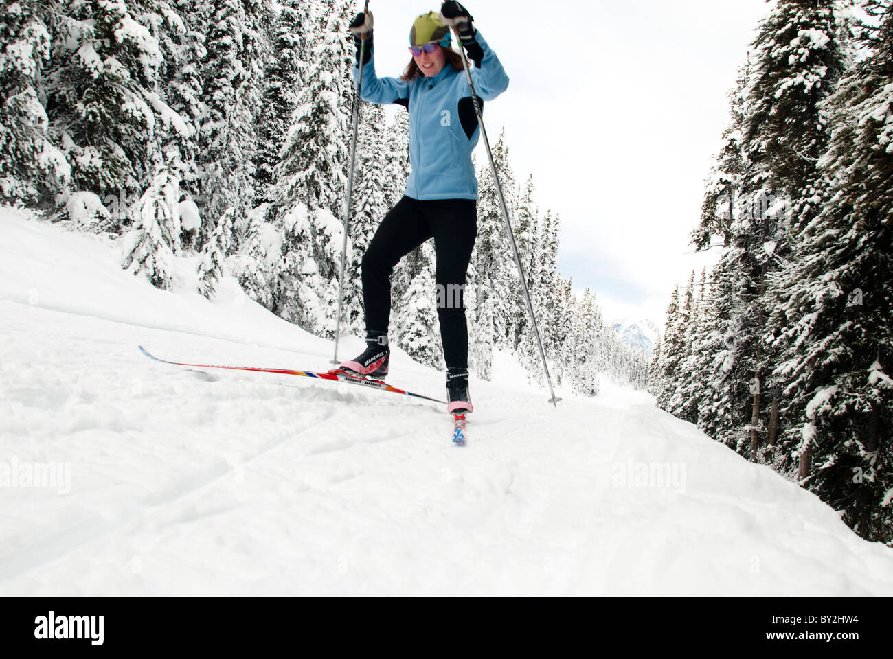 Skate Skiing Stock Photos & Skate Skiing Stock Images Alamy