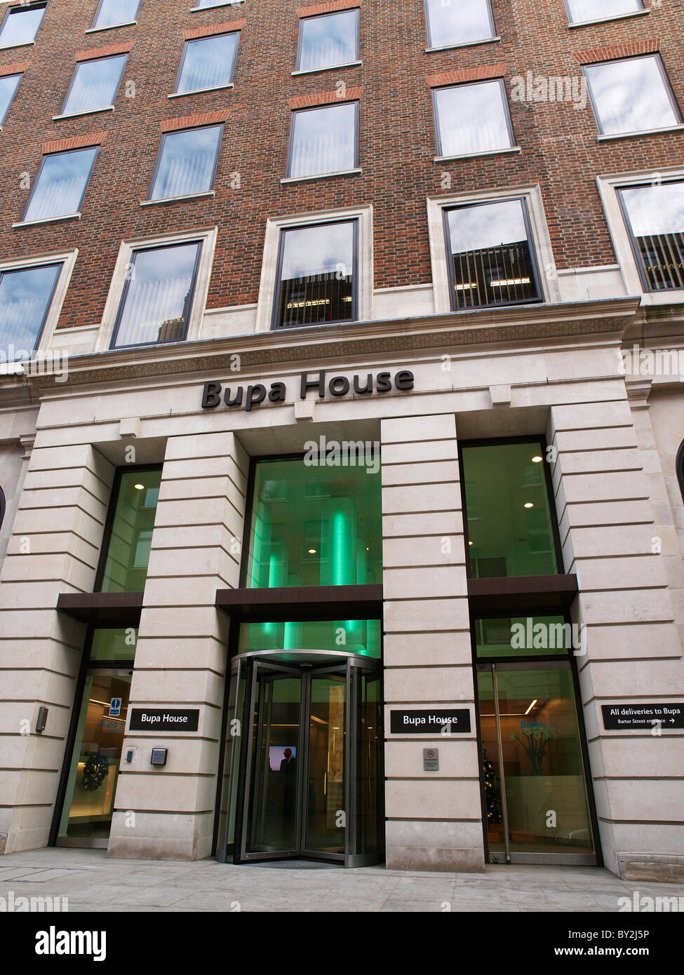BUPA House London headquarters of BUPA a private health insurance company. Stock Photo
