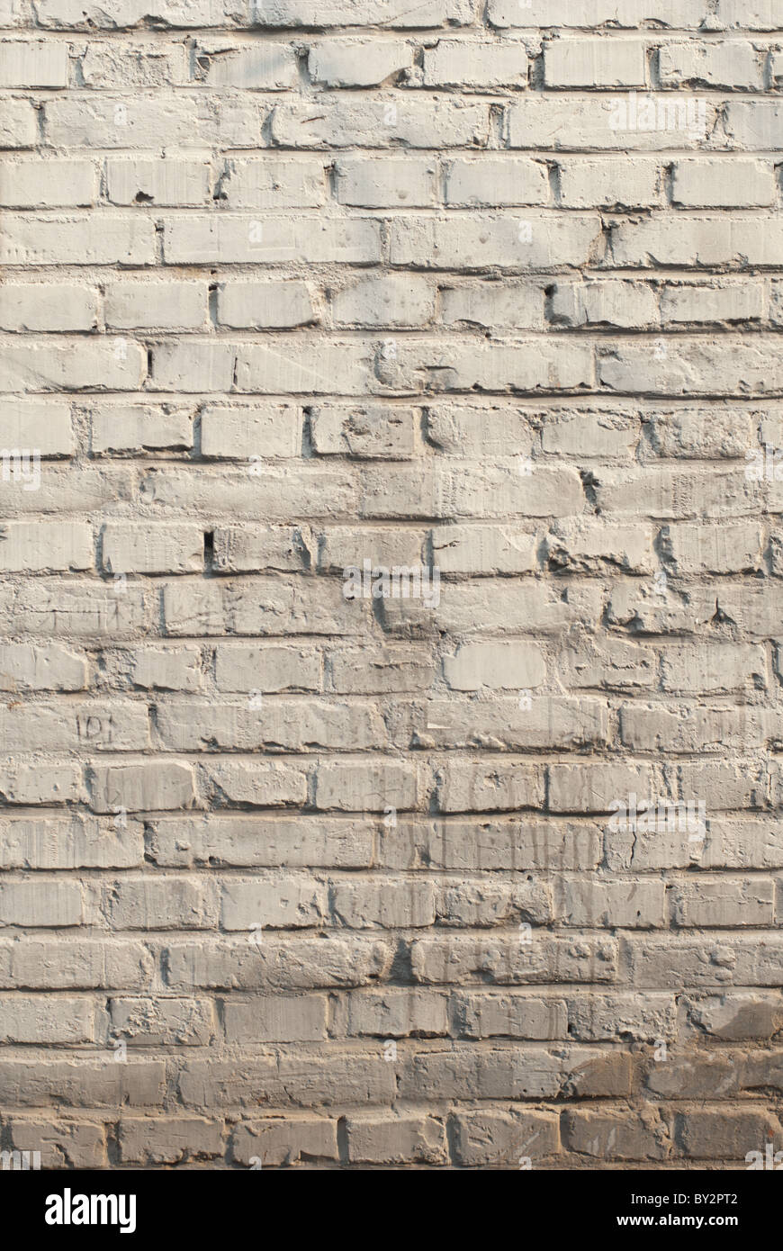 bricks wall painted in light gray Stock Photo Alamy