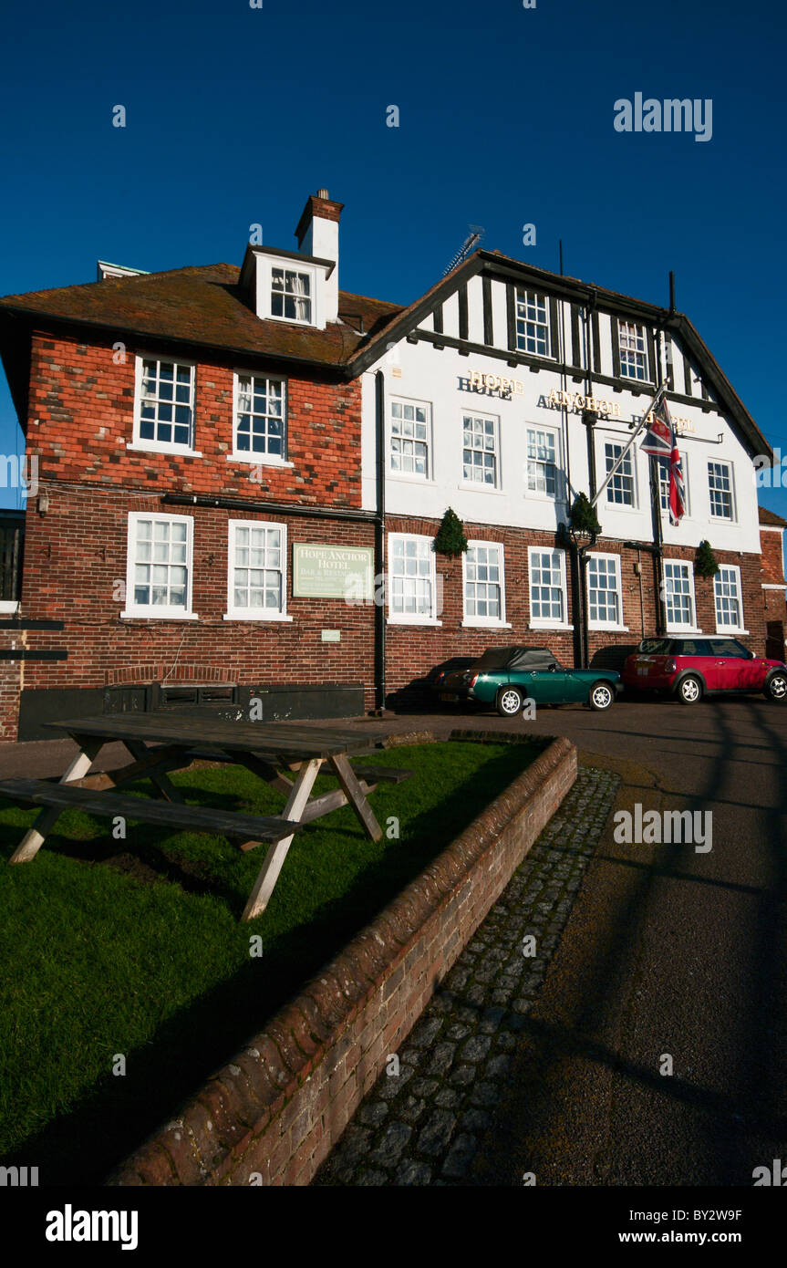 The hope anchor restaurant bar and hotel rye east sussex hires stock