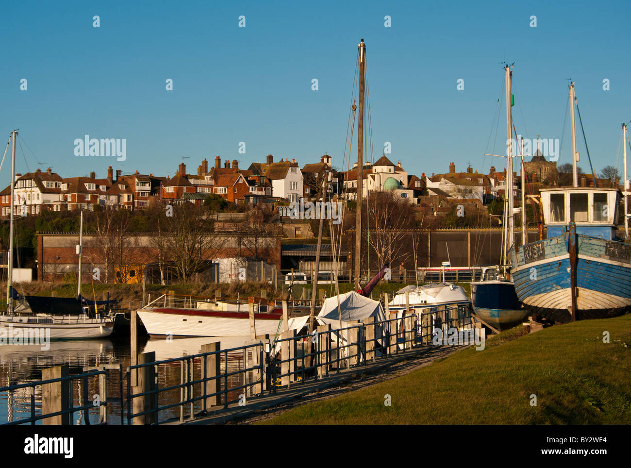 The River Brede and Rye East Sussex England Stock Photo Alamy