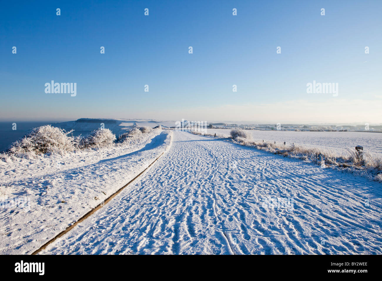 Snow covered scene, winter 2010 Stock Photo - Alamy