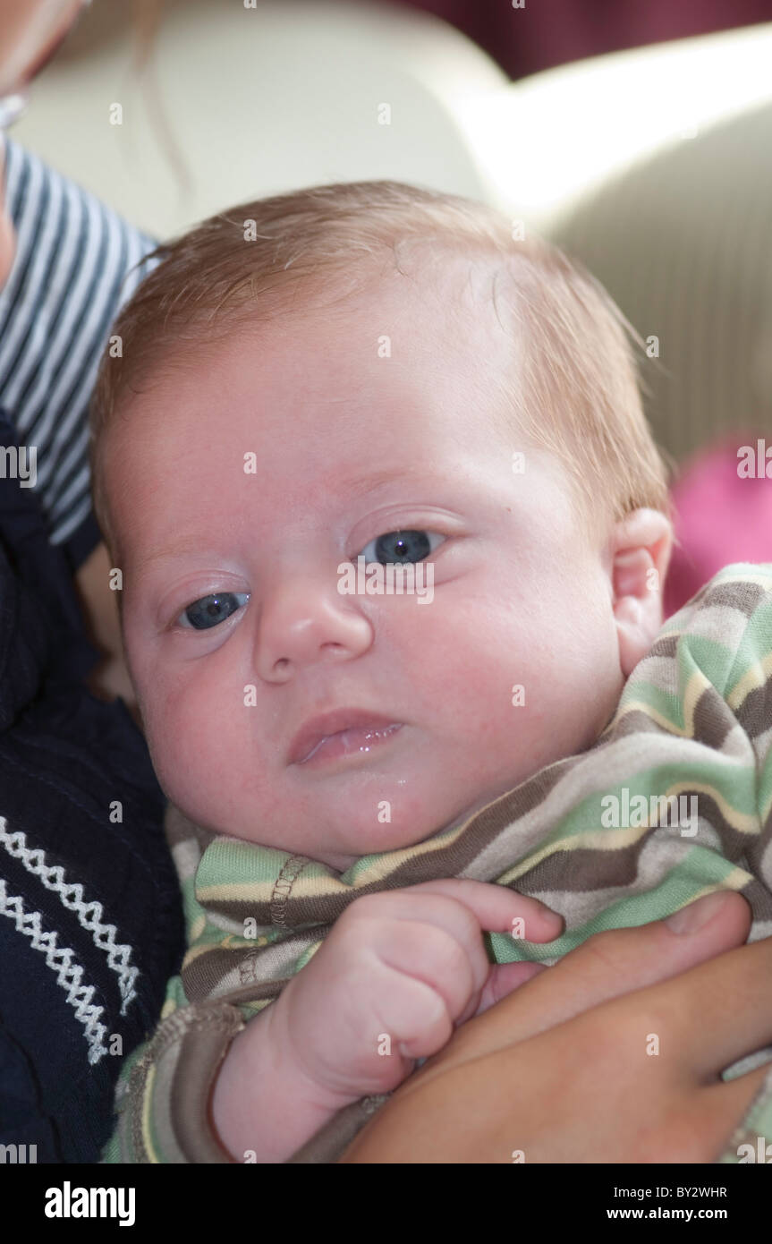 5 Week Old Baby Stock Photo Alamy